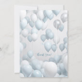 Invitation Joli Baby shower Brown pour garçon avec chiot (Dos)