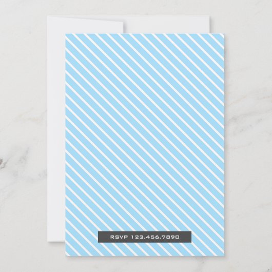 Invitation Joli Baby shower d'agneau à mouton doux (Dos)