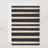 Invitation Joli baby shower de botte d'Halloween floral (Dos)