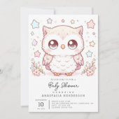 Invitation Joli Baby shower de Chouette Enchanté (Devant)