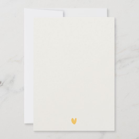 Invitation Joli Baby shower de petit bug gris jaune élégant (Dos)