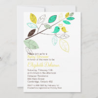 Joli Baby shower de printemps des Lovebirds jaunes