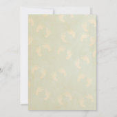 Invitation Joli Baby shower d'empreintes bébé (Dos)