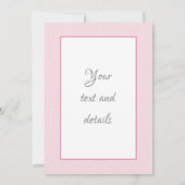 Invitation Joli baby shower vintage (Dos)