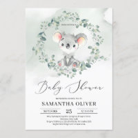 Joli bébé koala vert eucalyptus Baby shower