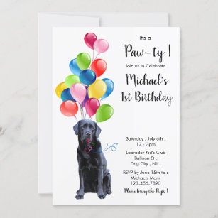 Invitations Joyeux De Chien Anniversaires Zazzle Be