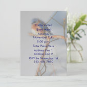 Invitation Joli Bluebird Nature Party (Debout devant)