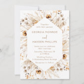 Invitation Joli Boho All Seasons Mariage de luxe (Devant)