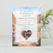 Invitation Joli Canyon Mariage à thème (Debout devant)