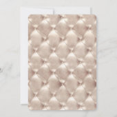 Invitation Joli Champagne Glam Romantique Mariage (Dos)