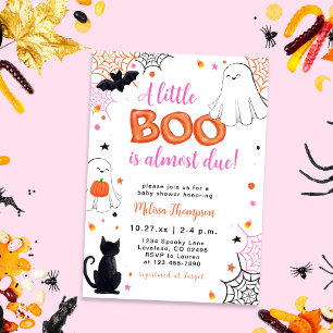 Invitation Joli Château Boo Halloween Baby shower fille