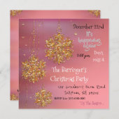 Invitation Joli Chic Cool Pink Fête de fête (Devant / Derrière)