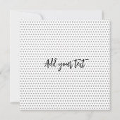 Invitation Joli chiot dalmate avec citation de bétail être co (Dos)