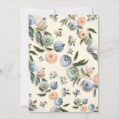 Invitation Joli citrouille Boo Halloween bash rose (Dos)