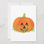 Invitation Joli Citrouille d'Halloween Jack-O-Lantern (Devant)