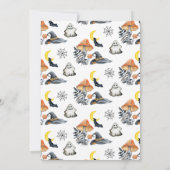 Invitation Joli Citrouille Halloween Baby shower Little Boo (Dos)