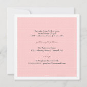 Invitation Joli Collage De Photos De Baptême En Scandale (Dos)