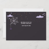 Invitation Joli costume d'Halloween Fête d'anniversaire moder (Dos)