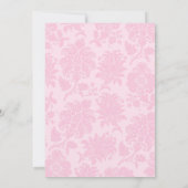 Invitation Joli Damask Rose (Dos)