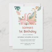 Invitation Joli Dino Rose (Dos)