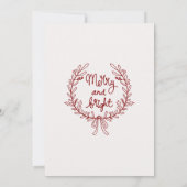 Invitation Joli doodé de fête de Noël (Dos)