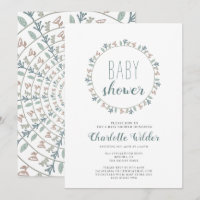 Joli Dusty Blue Pastel Lavendar Baby shower