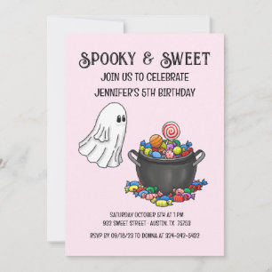 Invitation Joli épouvantail et joyeux Halloween
