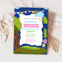 joli et élégant thème nature anniversaire enfant