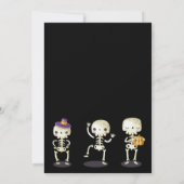 Invitation Joli Fantôme d'Halloween pour le 1er Anniversaire  (Dos)