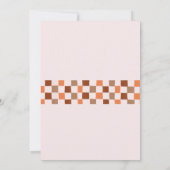 Invitation Joli Fantôme et Citrouille Halloween Baby shower d (Dos)