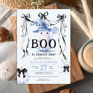 Invitation Joli fantôme petite boo Halloween garçon baby show