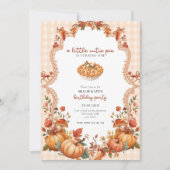 Invitation Joli Gâteau Doux Premier Anniversaire (Devant)