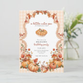 Invitation Joli Gâteau Doux Premier Anniversaire (Debout devant)