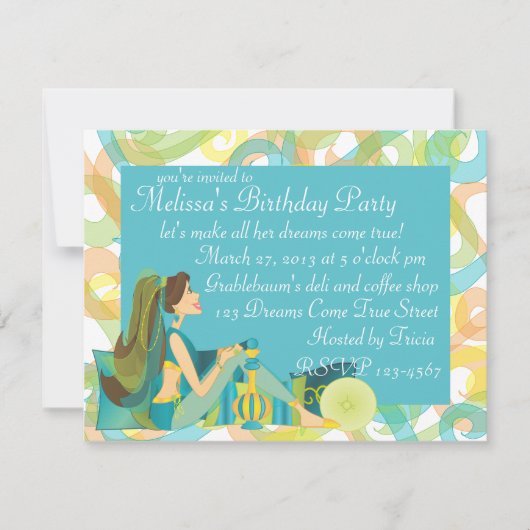 Invitation Joli Genie (Devant)