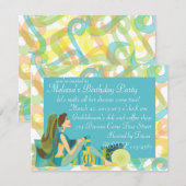 Invitation Joli Genie (Devant / Derrière)