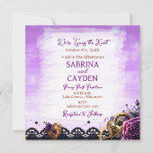 Invitation Joli gothique esthétique Mariage Steampunk (Devant)