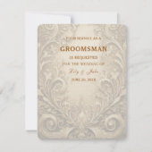 Invitation Joli Groomsman (Devant)