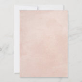 Invitation Joli Halloween Fantôme rose fille Baby shower (Dos)