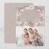 Invitation Joli Jardin Fête des Mères Photo (Devant / Derrière)