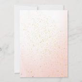 Invitation Joli Jardin Fleur sauvage Aquarelle Sweet 16 (Dos)