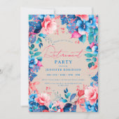 Invitation Joli Jardin Floral Retraite Champagne (Devant)