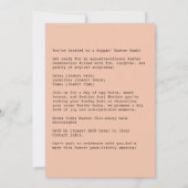 Invitation Joli lapin de Pâques chien (Dos)