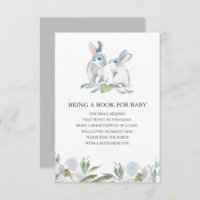 Joli Livre De Lapin Pour Baby Insert Card