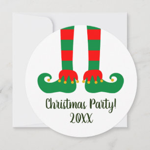 Invitation Joli lutin de Noël Fête de fin d'année