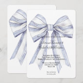 Invitation Joli Mariage blanc pourpre (Devant / Derrière)