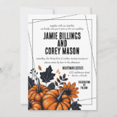 Invitation Joli Mariage Citrouille (Devant)