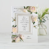 Invitation Joli Mariage de trame image (Debout devant)