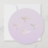 Invitation Joli Mariage Hummingbirds (Dos)