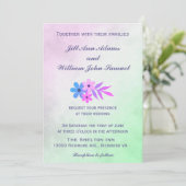 Invitation Joli Mariage Pastel (Debout devant)
