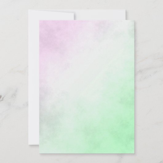 Invitation Joli Mariage Pastel (Dos)